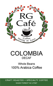 Colombia Decaf: Light Roast
