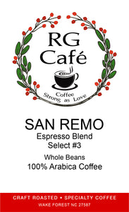 San Remo Espresso Blend Dark Roast, Our Cuban Espresso